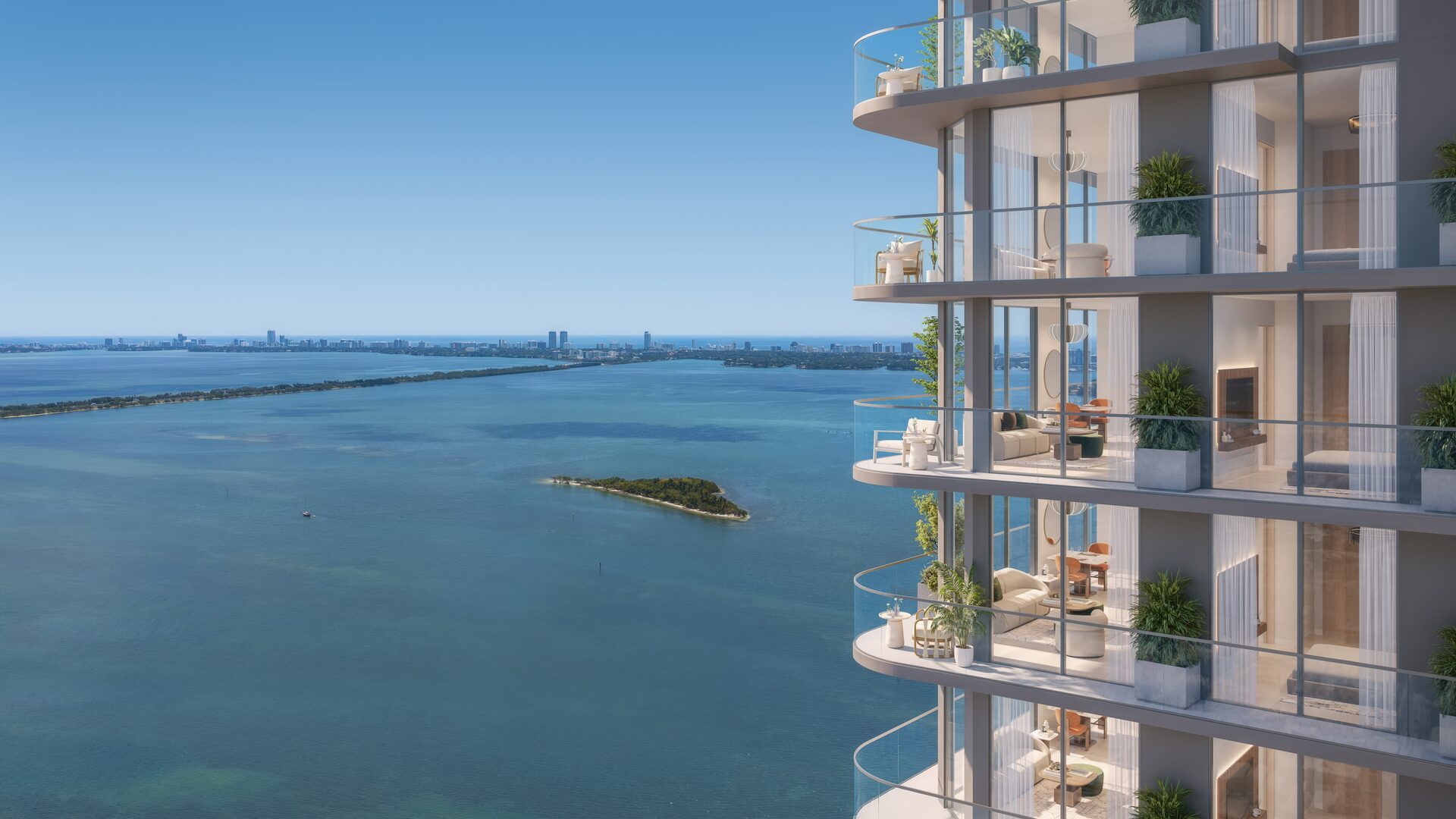 Edge House terrace rendering